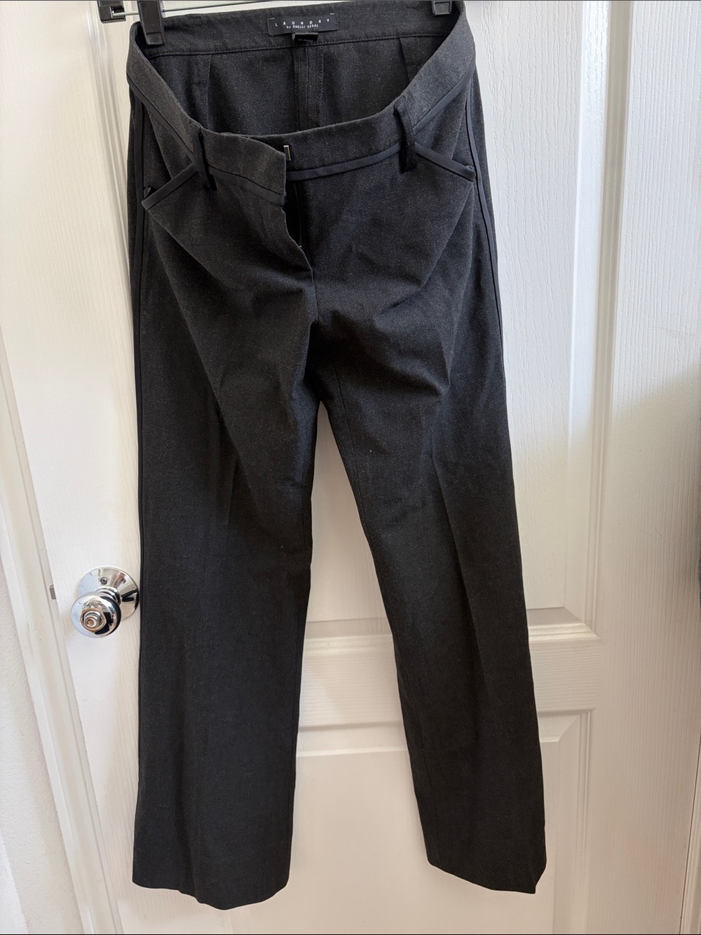Laundry By Shelli Segal Men's Black Dress Pants - Tailored Straight
